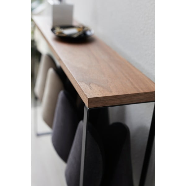 Crni/u prirodnoj boji metalni stalak za papuče Tower – YAMAZAKI-image-2