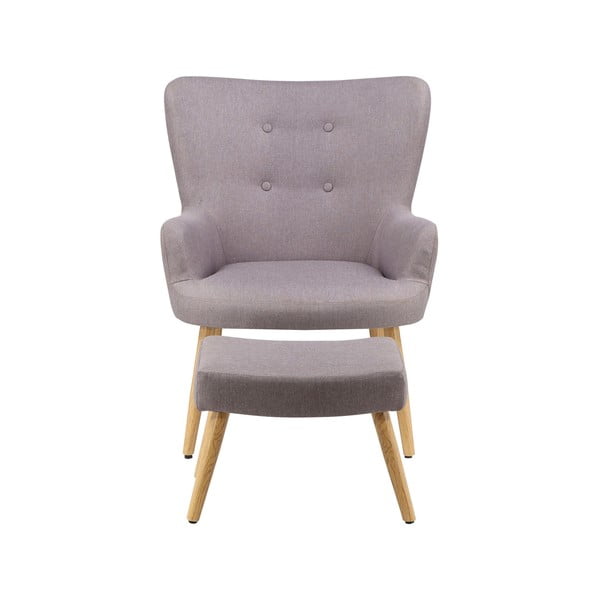 Svijetlo siva fotelja Coco - Støraa-image-2