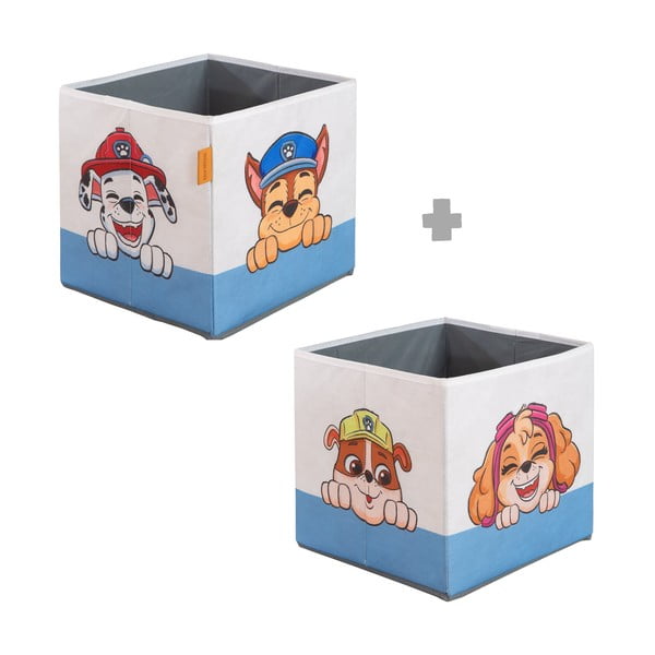 Tekstilni organizatori za dječje igračke u setu 2 kom 27x27x27 cm Paw Patrol – Roba