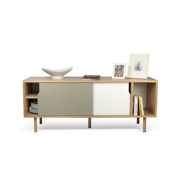 TemaHome Bijelo-siva komoda Dann Oak-image-2