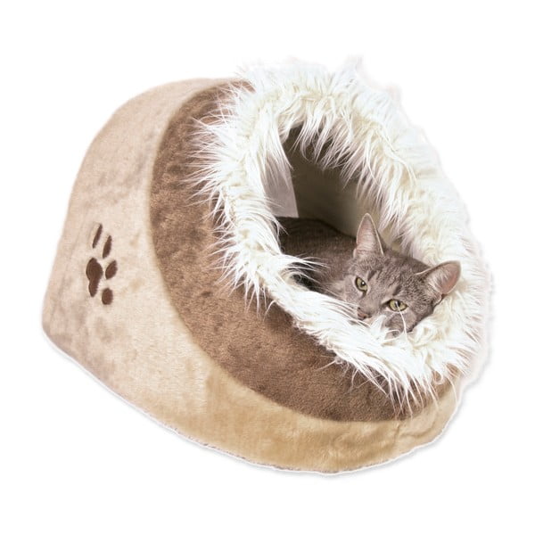 Bež plišani šator za životinje za mačke 35x26 cm Trixie Minou – Plaček Pet Products-image-1