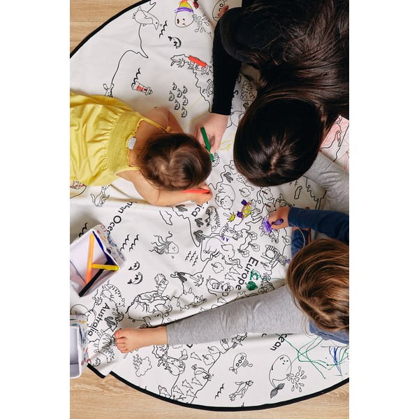 Tepih za bojanje Butter Kings Camping, ø 130 cm-image-3