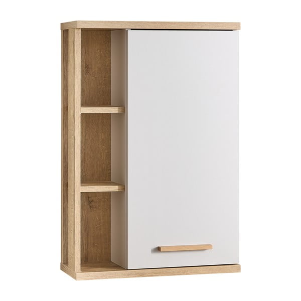 Krem zidni kupaonski ormarić u dekoru hrasta 50,5x74,5 cm Quickset 966 – Pelipal