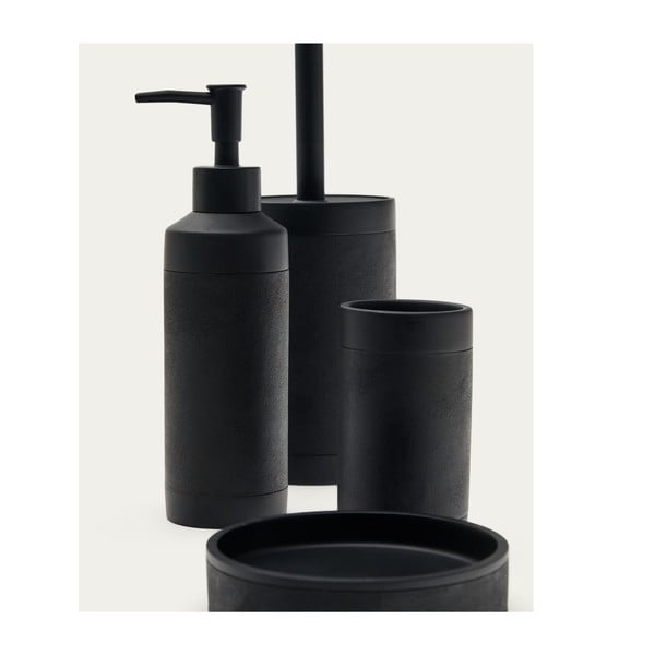 Crna WC četka od polyresina Sisel – Kave Home-image-3