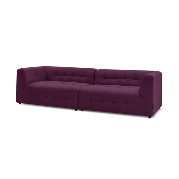 Tamnoljubičasta sofa 324 cm Kleber - Bobochic Paris-image-3