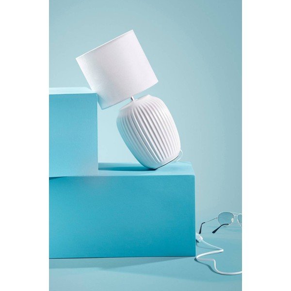 Bijela stolna lampa keramička (visina 41 cm) Karlsson – Jotex-image-3