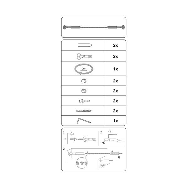 Produžni metalni vitražni štap Race - Gardinia-image-2