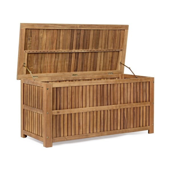 Drvena vrtna kutija za pohranu u prirodnoj boji Noemi  – Bizzotto-image-3