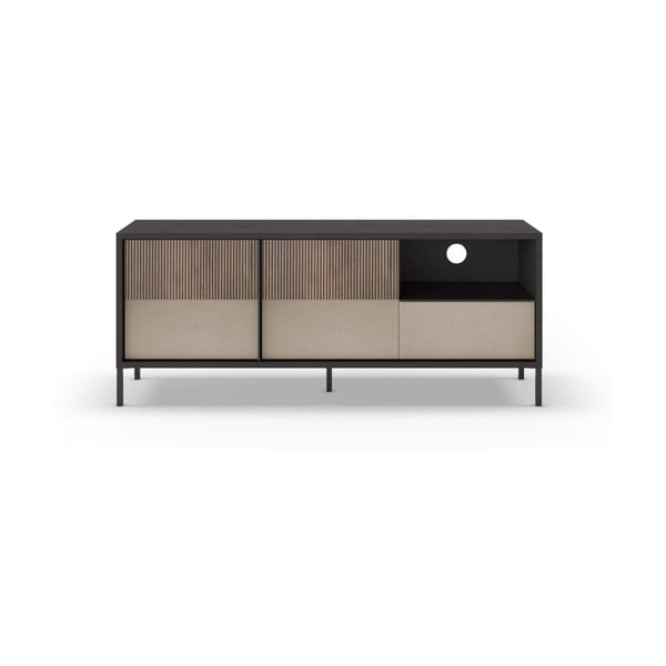 Antracitno siva/svjetlo smeđa TV komoda 156x57 cm Amalia – Marckeric