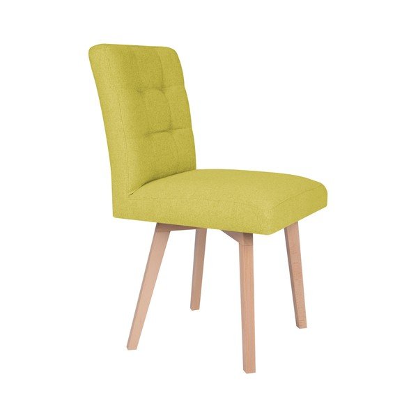 Žuta stolica za blagovanje Mazzini Sofas Tulip-image-4