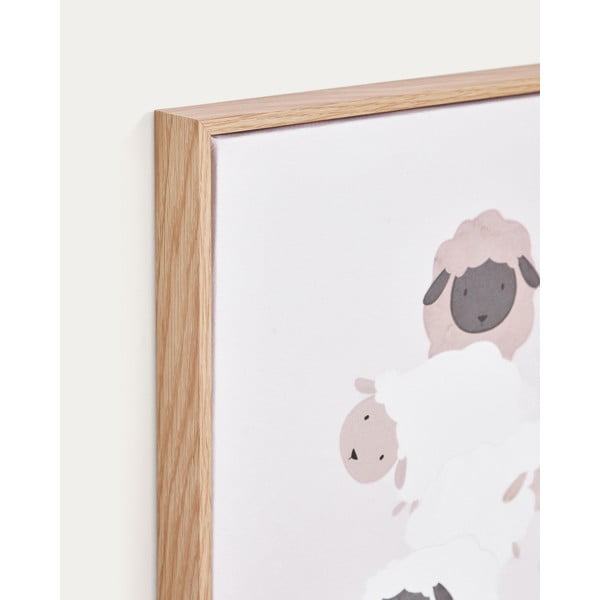 Dječja slika 30x40 cm Milu – Kave Home-image-4