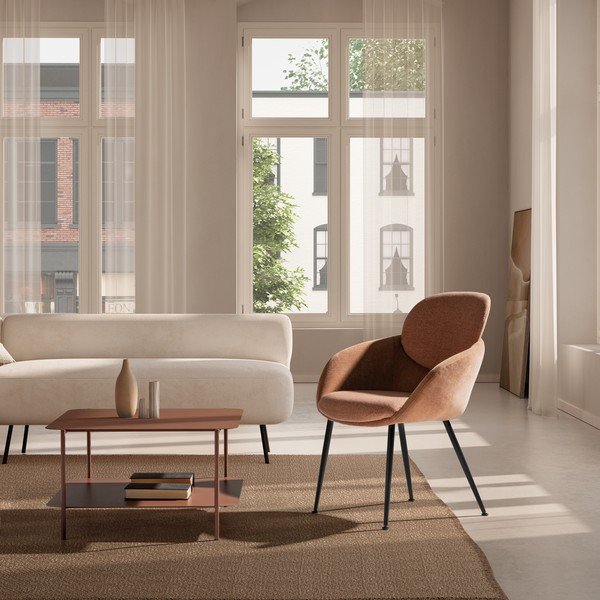 Fotelja boja terakote Nure – MOME-image-1