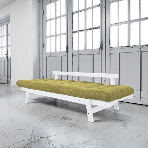 Sofa na razvlačenje Karup Step White / Avocado Green-image-2