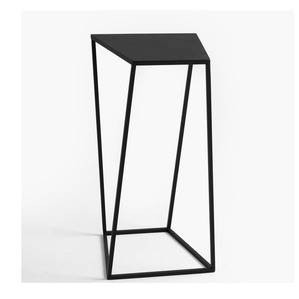 Crni pomoćni stolić Custom Form Zak, 30 x 30 cm