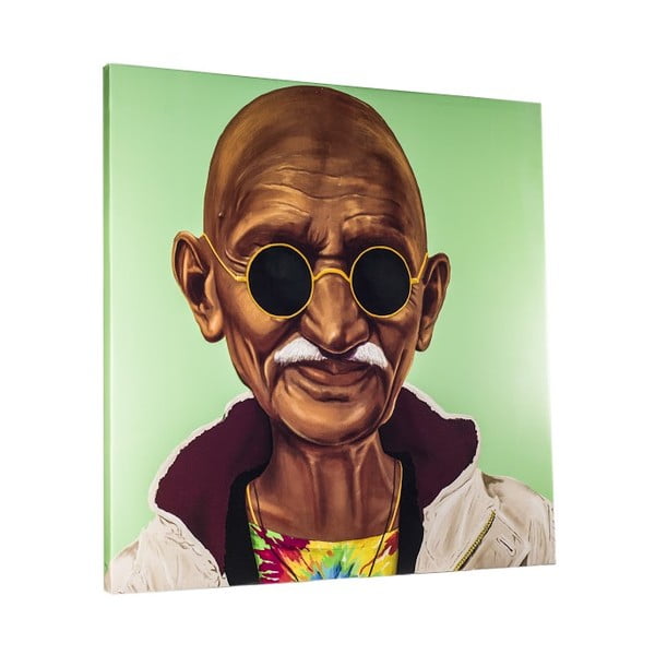 Gandhi slika, 80x80 cm