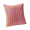 Ružičasto-smeđi pamučni jastuk Hübsch Rita, 50 x 50 cm