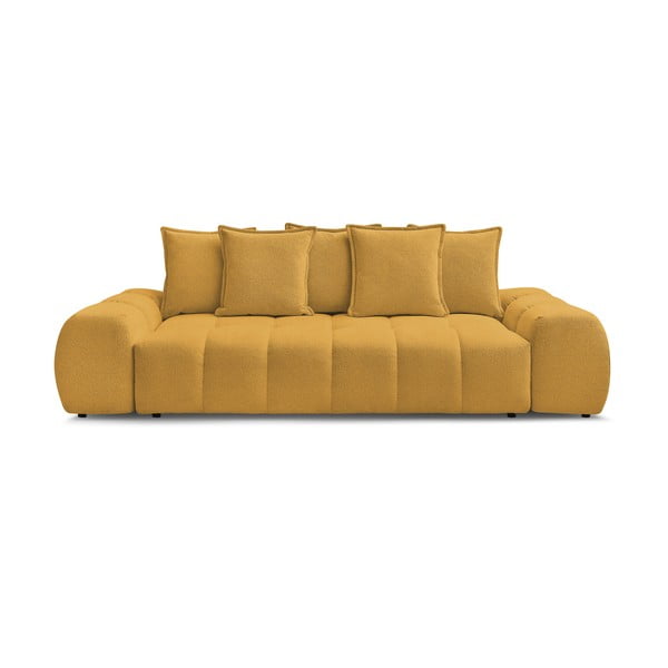 Senf žuta sofa od šenila 278 cm Everest – Bobochic Paris