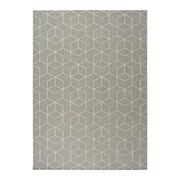 Sivi vanjski tepih Universal Silvana Gusmo, 120 x 170 cm