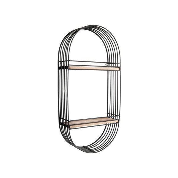Crna zidna polica Leitmotiv Oval-image-1