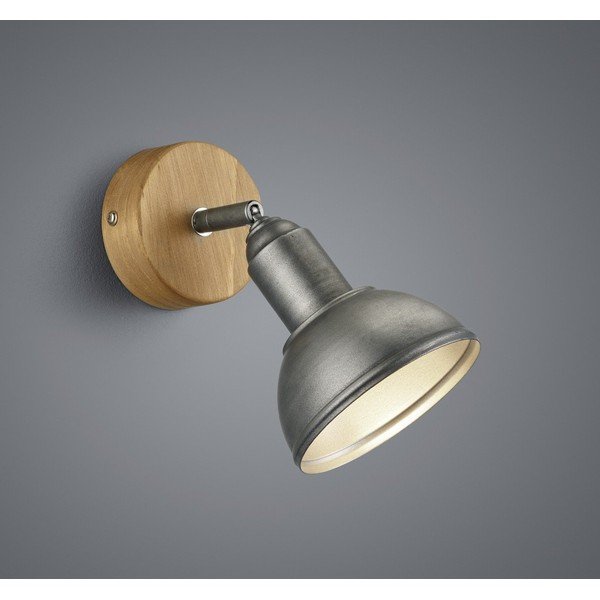 Tamno sivi/u prirodnoj boji reflektor 11x18 cm Delhi – Trio-image-1