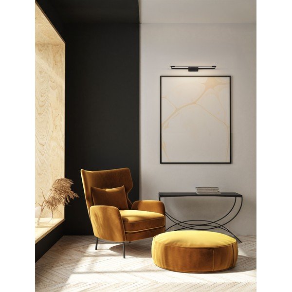 Mat crna željezna LED zidna lampa sa savitljivom konstrukcijom Olas – Nova Luce-image-1