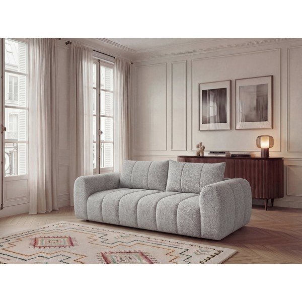 Svijetlo siva sofa 242 cm Nesty – Bobochic Paris-image-1