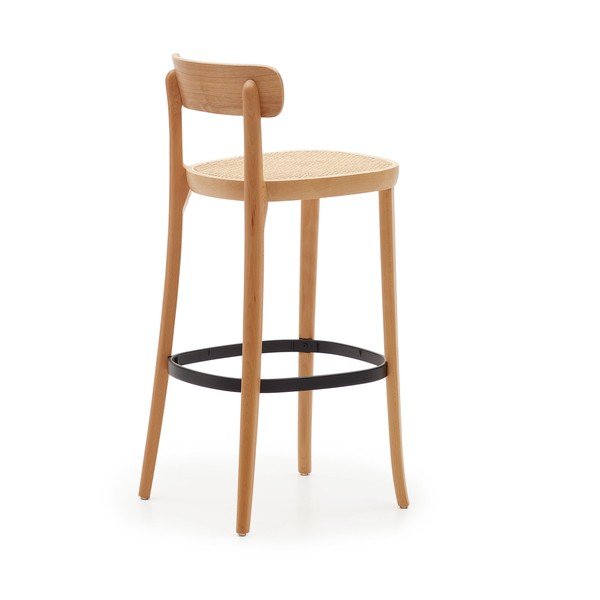 Barska stolica u dekoru jasena 99 cm Romane - Kave Home-image-4