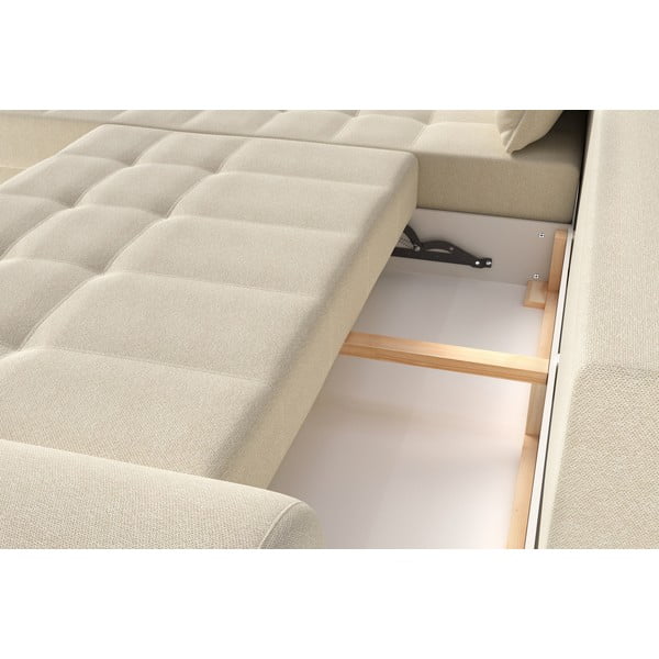 Krem sklopiva kutna garnitura (s lijevim kutom) Balitco – Ropez-image-1