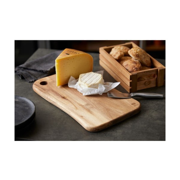 Drvena daska za rezanje s priborom za rezanje 22x38 cm – Holm-image-2