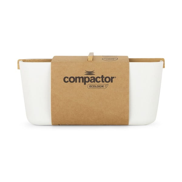 Bijeli organizator za kupaonicu Compactor Ecologic, 21 x 8 cm-image-3