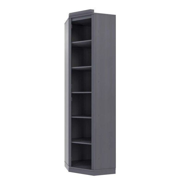 Siva biblioteka od masivnog bora 85x219x56 cm Anita – Støraa-image-3