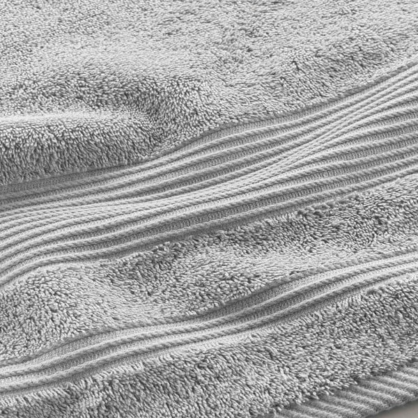 Svijetlo sivi pamučni ručnik od frotira 90x150 cm Tendresse – douceur d'intérieur-image-2