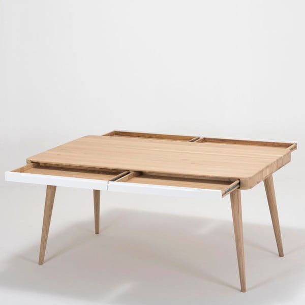 Blagovaonski stol od hrastovog drveta Gazzda Ena Two, 140 x 90 cm-image-3