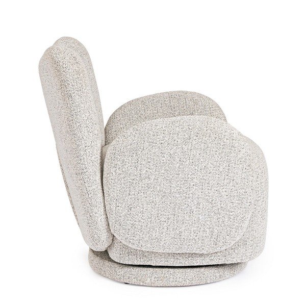 Svijetlo siva okretna fotelja Harper – Bizzotto-image-3