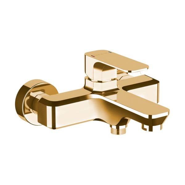 Zidna slavina za kadu u zlatnoj boji (s 2 izlaza) Spy – Sapho