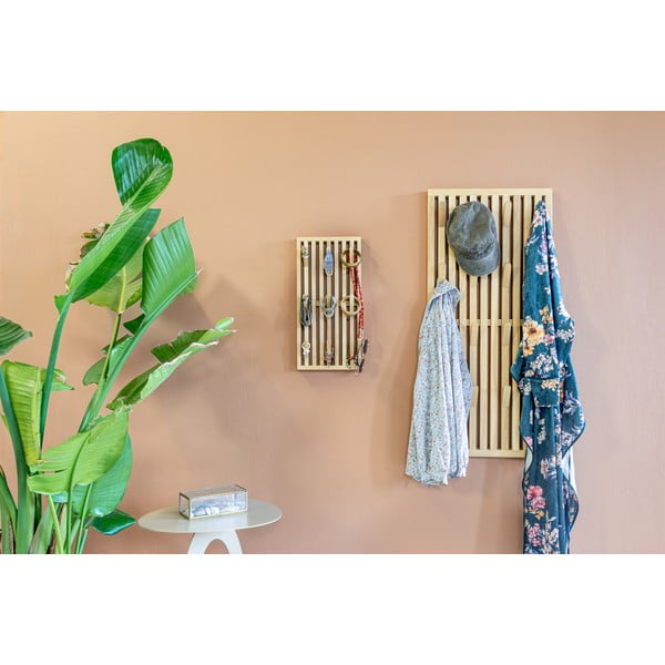 Metalna zidna vješalica u prirodnoj boji 24 cm Parco – Spinder Design-image-1