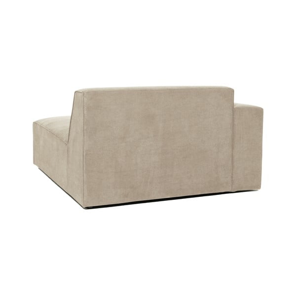 Bež baršunasti element za sofu Scandic Sting, lijevi kut-image-3