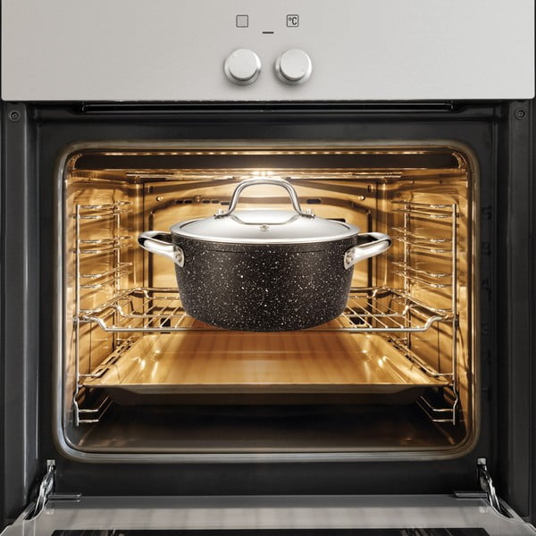 Lonac s poklopcem s neprianjajućom površinom za indukciju President - Tescoma-image-1