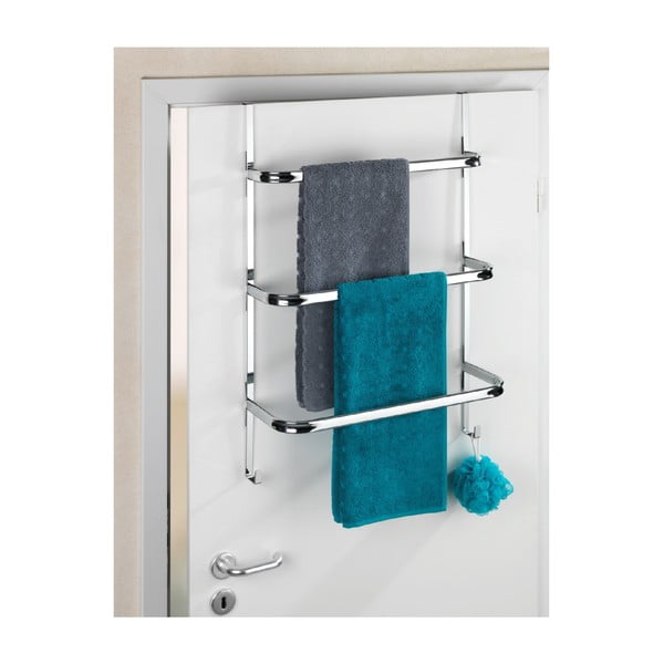 Stalak za ručnike u srebrnoj boji Wenko Towel Holder Chrome, 21 x 54 cm-image-4