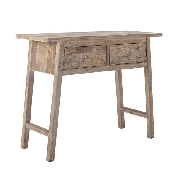 Pomoćni stol od masivnog bora u prirodnoj boji 40x100 cm Camden – Bloomingville-image-2