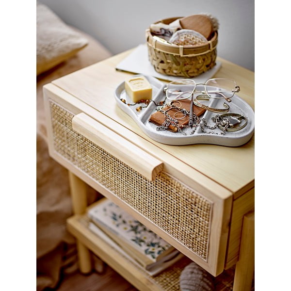 Ukrasni pladanj od kamenine 18.5x26.5 cm Abenna – Bloomingville-image-1