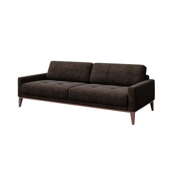 Tamnosmeđa sofa MESONICA Musso Tufted, 210 cm-image-1