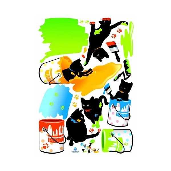 Naljepnice Ambiance Cats and Paints-image-2