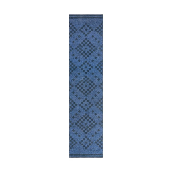 Tamnoplava periva staza 57x230 cm MATCH EVE – Flair Rugs