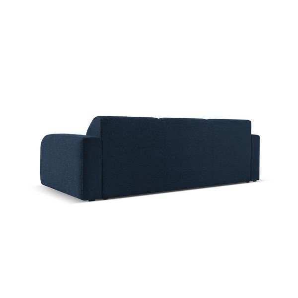 Tamno plava sofa od bouclé tkanine 235 cm Molino – Micadoni Home-image-3