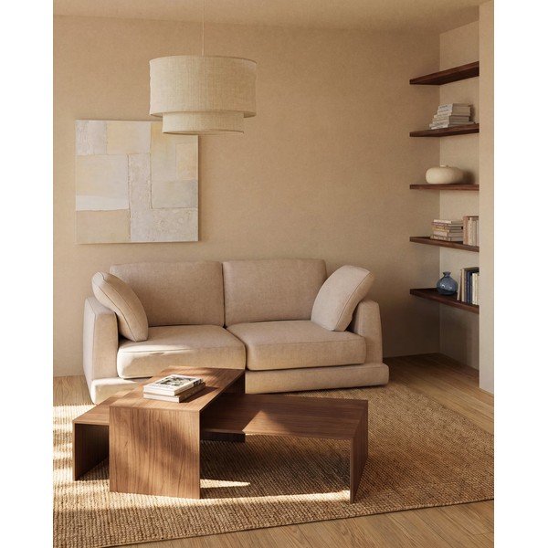Bež sjenilo ø 60 cm Mariela – Kave Home-image-2