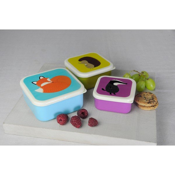 Set s 3 kutije za užinu Rex London Rusty And Friends-image-1