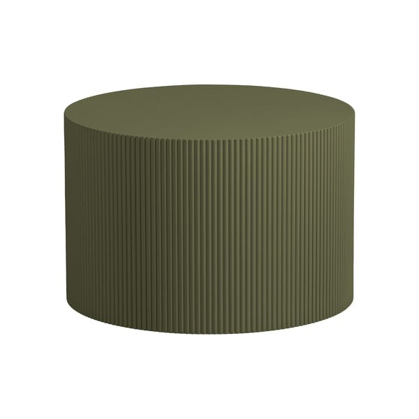 Kaki zeleni okrugli stolić za kavu ø 60 cm Sanne – WOOOD