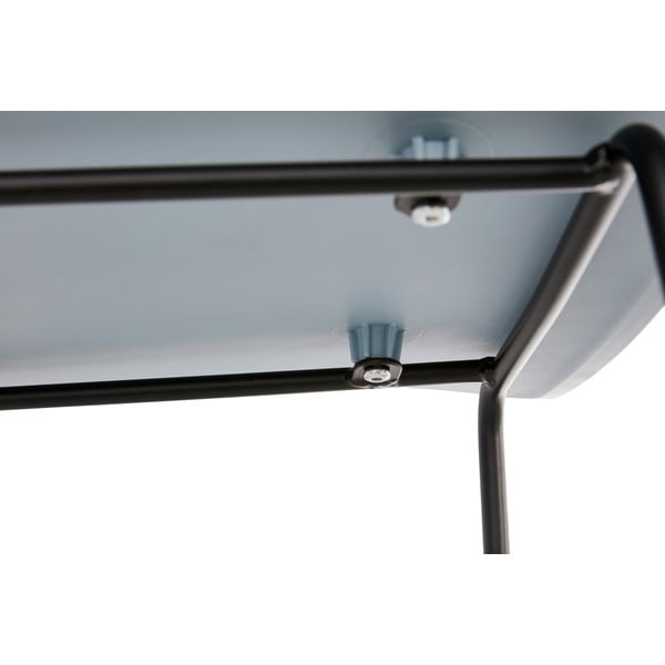 Plava bar stolica s crnim nogama Kokoon Sweet, Sedam visine 76 cm-image-1