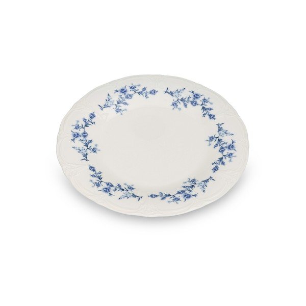 Bijeli/plavi porculanski tanjur ø 27,5 cm Retro – BonBistro-image-3